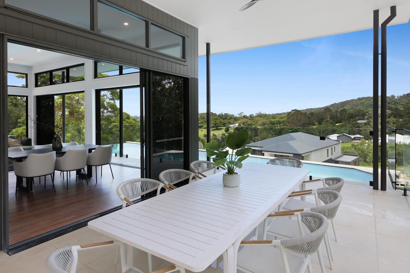 Covered alfresco dining