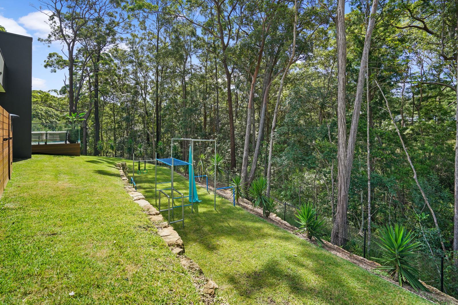 Backyard play area